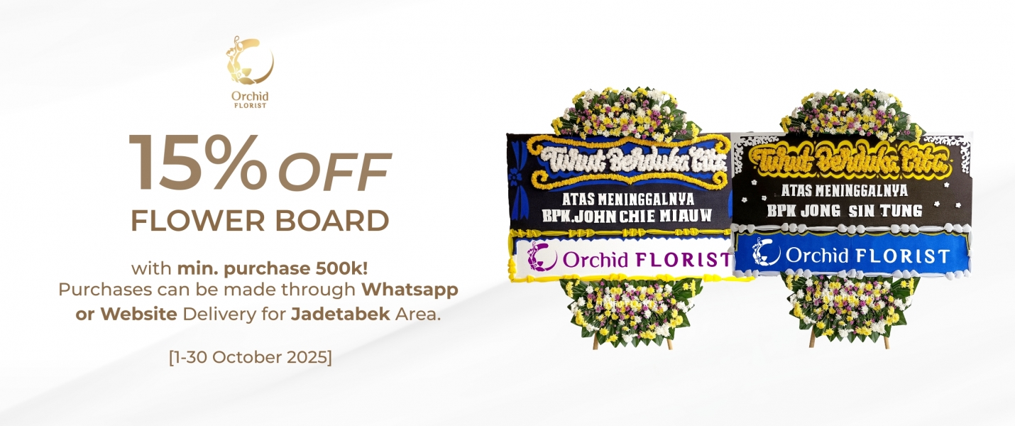 Promo 15% Board Flower'Okt