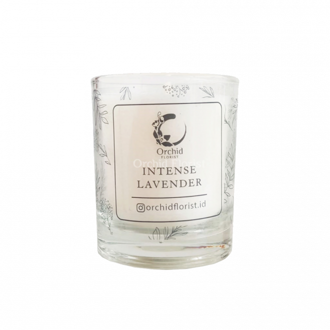 Orchid Scented Candle Intense Lavender