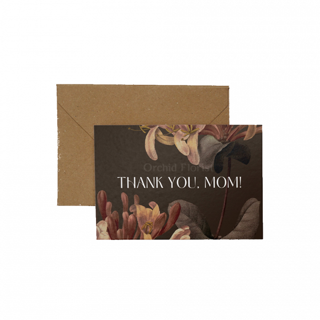 Greeting Card Thank You Mom