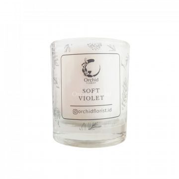 Orchid Scented Candle Soft Violet