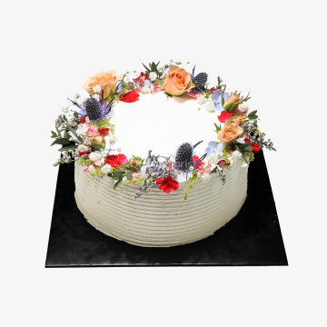 Fresh Flower Cake