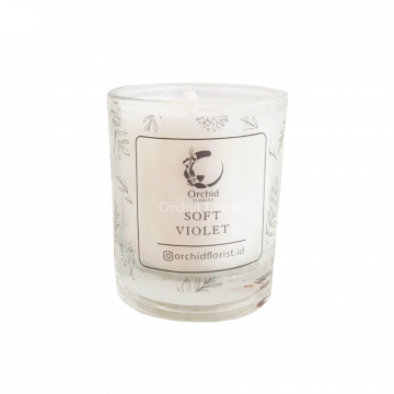 Orchid Scented Candle Soft Violet